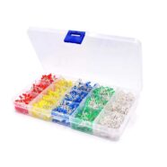 1000 Piece 3MM LED Diode Globe Kit with Case – 5 Colours 3